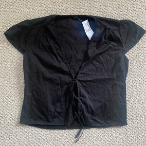 Black tie brandy melville top